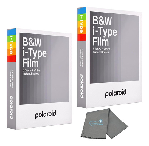 Papel Fotos Polaroid I-type Originals Blanco Y Negro 16 Film
