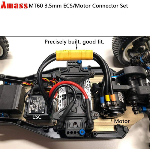 5 Pares Amass Mt60 0,138 En 3-polos Bala Conectores Plug Set