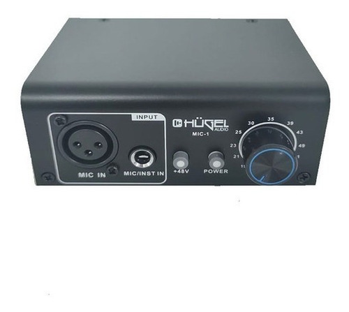 Preamplificador Microfono Hügel Mic-1 Phantom Power Xlr Line