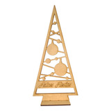 Árbol Navidad Madera 30cm X 6u