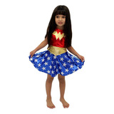 Disfraz De Cosplay De Wonder Woman De Halloween Para Niñas