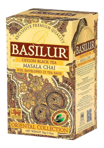 Té Negro Masala Chai | 25 Bolsitas Basilur