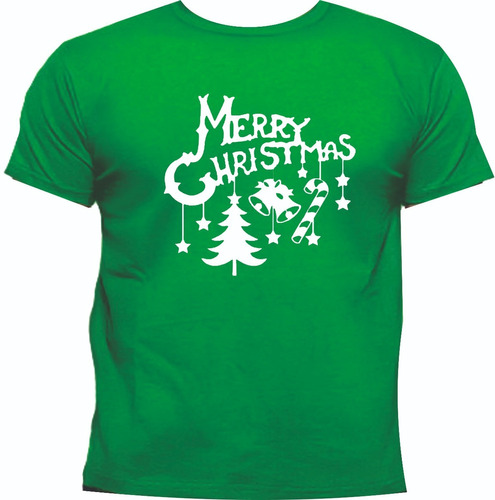 Camisetas Navideñas Navidad Arbol Merry Christmas M1 Vinil