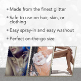 Punky Temporary Hair And Body Glitter Color Spray, Travel Sp