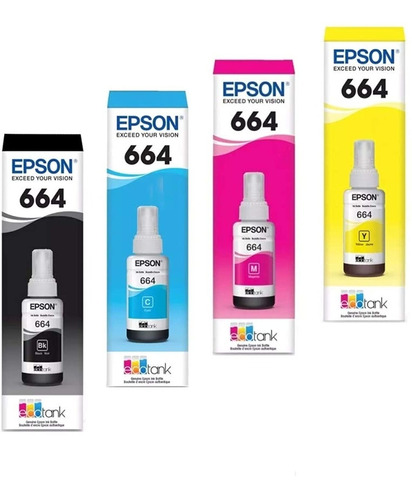 Kit De Tintas Epson T664