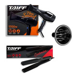 Secador Taiff New Smart Taiff 1700w + Prancha Ptc + Difusor