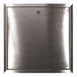 Tapa Puerta Llave De Paso 50x50 Acero Inoxidable Cerradura