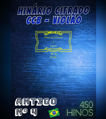 Hinário Cifrado Ccb Violão  Antigo  Nº 4