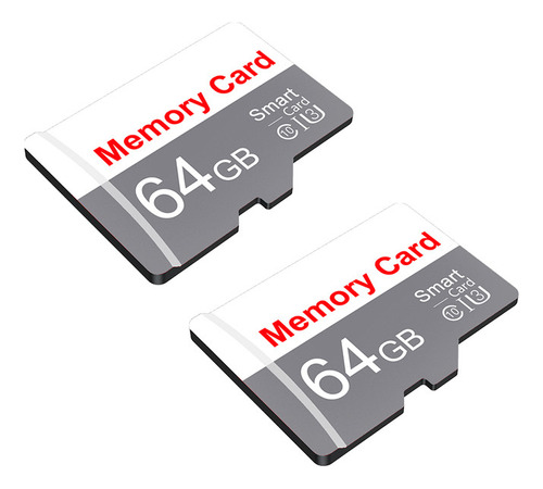 Tarjeta De Memoria Micro Sd U3 V10 80 Mb/s, Blanco Y Gris, 6