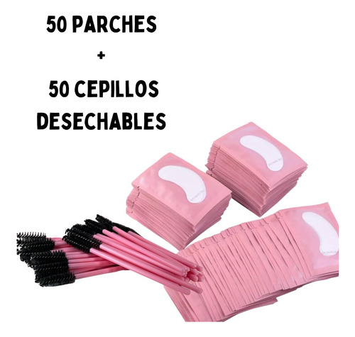 Kit De 50 Parches + 50 Cepillos Incluye Envío