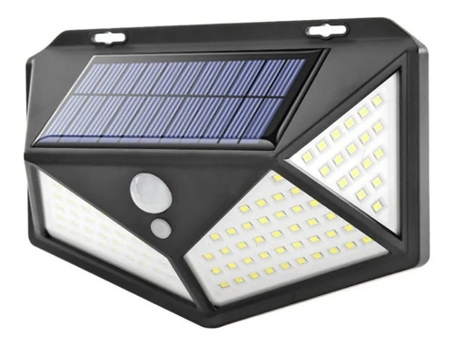 Lampara Solar 180 Led 900 Lm Sensor De Movimiento Hs-8010a