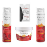 Vita Seiva Cavalo Real Cresce Forte 04prods. Kit Incolor 02