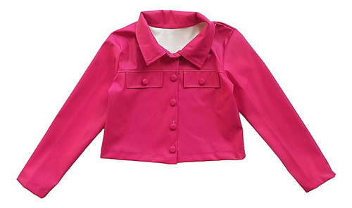 Jaqueta Infantil Courino Feminina Menina Mini Diva Inverno