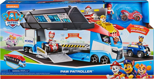 Bus Patrulla Canina Paw Patrol Y Figura De Acción Ryder