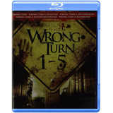 Camino Hacia El Terror Wrong Turn 1 - 5 Peliculas En Blu-ray