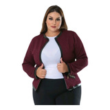 Jaquetinha Feminina Blusa Frio Jacaquard Quentinha Social