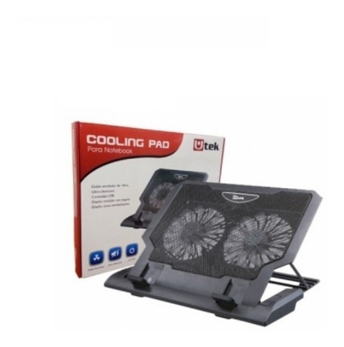 Base Cooler Notebook Utek 12p-17p -2 Ventiladores - Xd Store