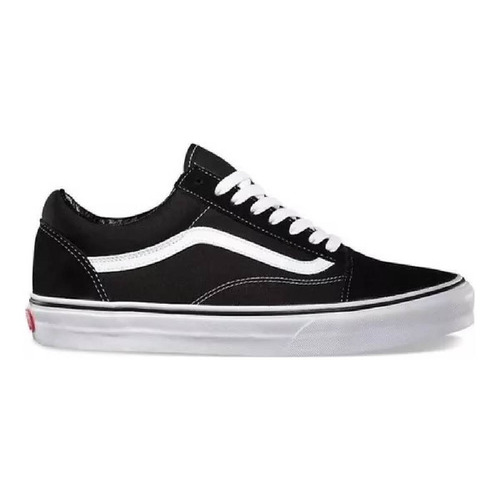 Tenis Vans Old Skool Classic Color Negro - Adulto 6.5 Us