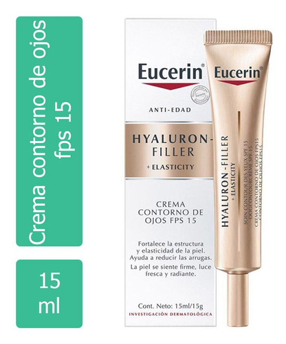 Eucerin Hyaluron Filler + Elasticity Contorno De Ojos 15 Ml