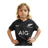 Camiseta Rugby Niños Nueva Zelanda Imago Talle 8 10 12 14