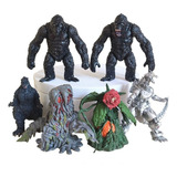 6 Unidades/conjunto De Bonecos Godzilla King Kong Action Fig