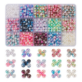 Perlas De Plástico Abs De Imitación De Perlas Bicolores Hech