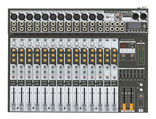 Mesa De Som Soundcraft Sx1602fx Usb Nfe Garantia 12 Meses