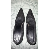 Zapatos Negros Maggio Rossetto N° 38 Usados