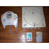 Sega Dreamcast (con Fallo) Con Joystick, Rumble Pack Y Vmu