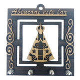 Porta Chaves Religioso Nossa Senhora Aparecida Lar Mdf 6mm