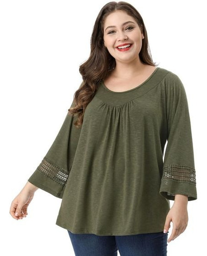 Lote Blusa Playera Para Mujer Tallas Extra 10 Piezas.