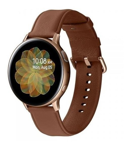 Samsung Galaxy Watch Active2 (lte) 1.4  Con Red Móvil Caja 44mm De  Acero Inoxidable  Gold, Malla  Violeta Sm-r825f