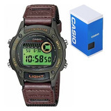 Reloj Casio W94 Tela Velcro Illuminator Sumergible 50 M