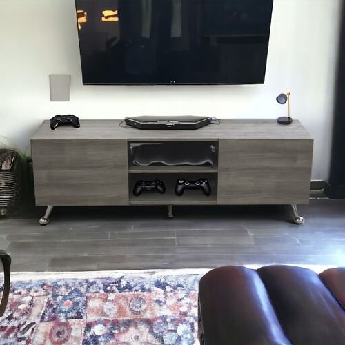 Mueble Tv Centro De Entretenimiento Minimalista Italy Hogare