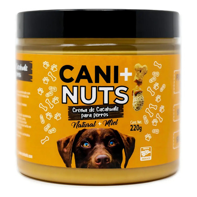 Crema De Cacahuate Con Miel Para Perro 220g | Meses sin interés