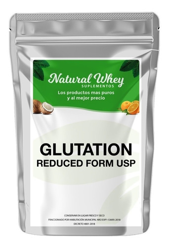 Suplemento En Polvo Natural Whey Suplementos  Glutation Reduced Form Usp En Sachet De 5g