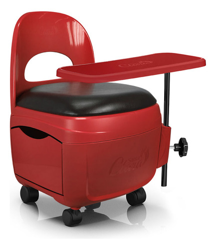 Cadeira Cirandinha Para Manicure Diva Vermelho - Santa Clara