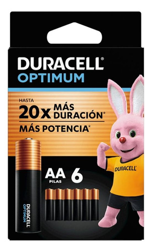 Pila Alcalina Duracell Optimum Blíster Aax6 