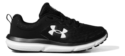 Zapatillas Underarmour Charged Assert 10 Negro Blanco