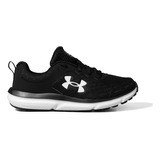 Zapatillas Underarmour Charged Assert 10 Negro Blanco