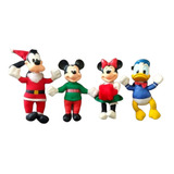 Muñecos Peluche Mickeys Toon Town Navidad Mc Donalds 1993