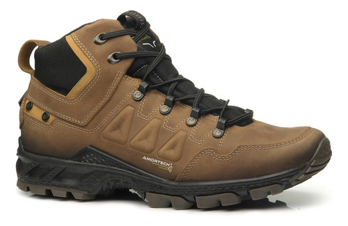 Borcegos Trekking Hombres Cuero Pegada 150351-02 Luminares