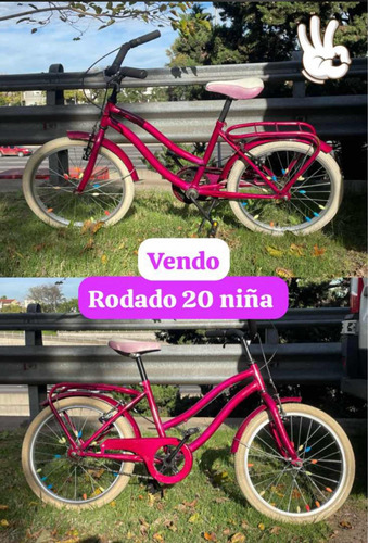 Bicicleta Rodado 20 Niña Nena Paseo