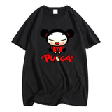 Playera De Manga Corta Con Estampado Gráfico Lindo De Pucca