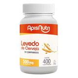 Levedo De Cerveja 100% Natural - 400 Comp 500mg - Apisnutri