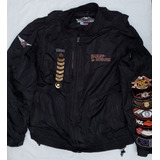 Harley Davidson Excelente Chamarra  Hogs De Coleccion