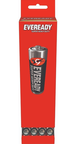 Caja 24 Pilas Zinc Carbon Eveready Aaa Super Heavy Duty 1212