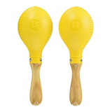 Percusión Latina Lp281 Pro Maracas 28cm Amarillo