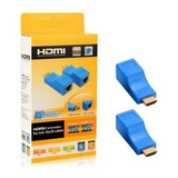  10 Pare Extensor Hdmi Com Entrada Cabo De Rede Rj45 Cat5e/6