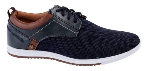 Zapato Casual Fratello Azul Marino Para Hombre 3707